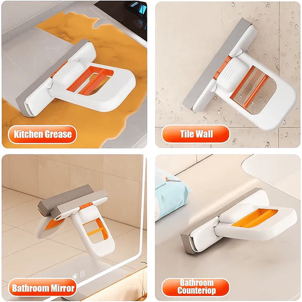 Mini Squeeze Mop™ | Instant Wet & Dry Cleaner for Desk, Kitchen & Car | Foldable Mini Sponge Mop for Kitchen, Desk, Glass & Car Cleaning
