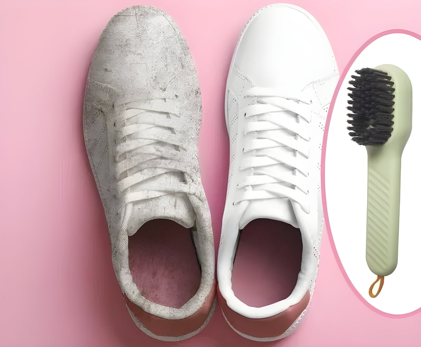 {COMBO PACK OF 2}2-in-1 Liquid Dispensing Shoe Cleaning Brush – Deep Clean in Seconds🚀